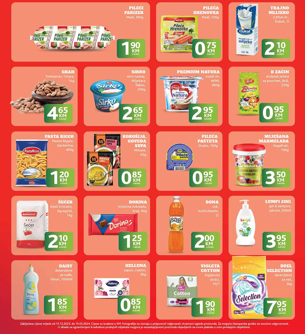 Konzum ZAKLJUČAVAMO CIJENE 15.12.2023-14.3.2024.