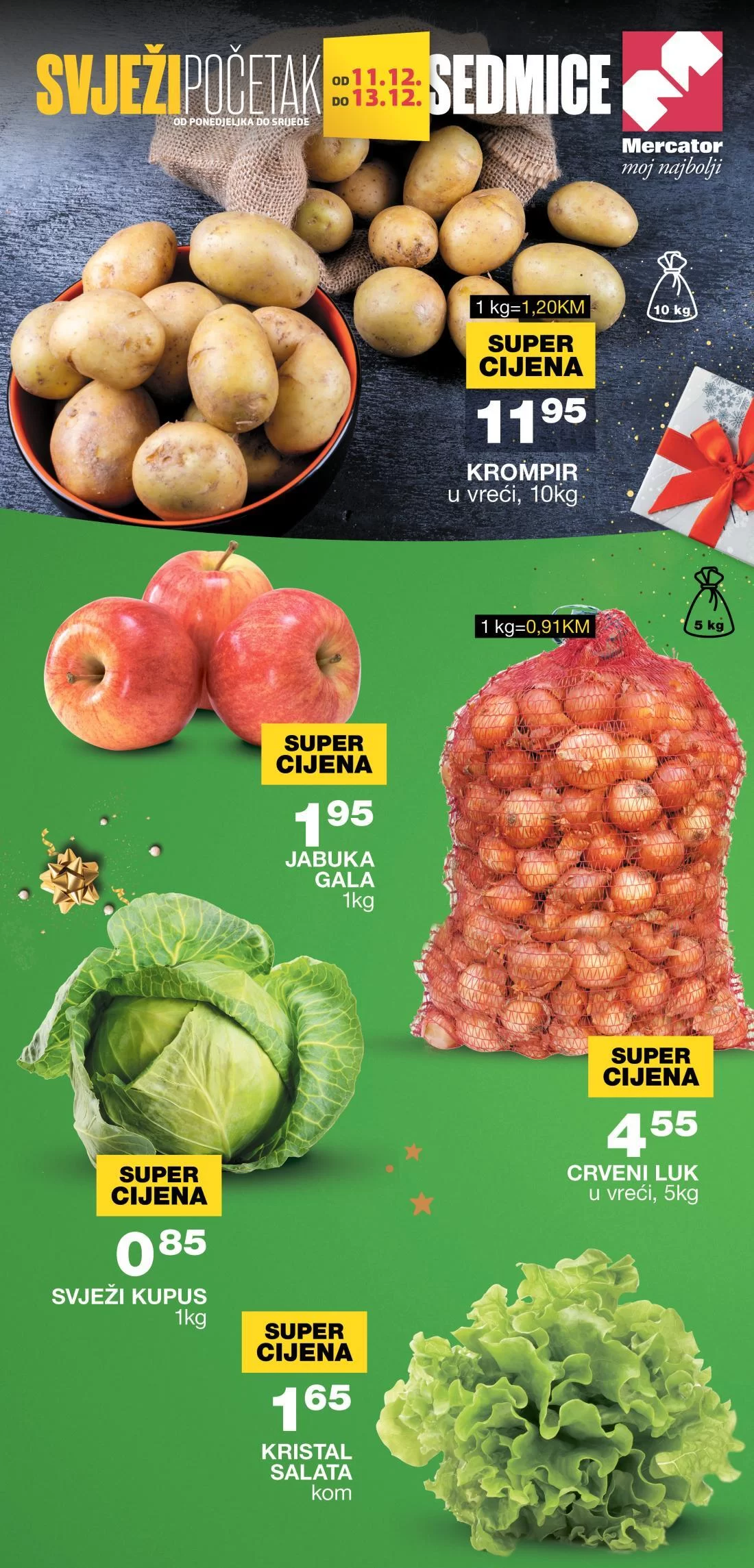 Mercator akcija SVJEŽA PONUDA 11-13.12.2023.