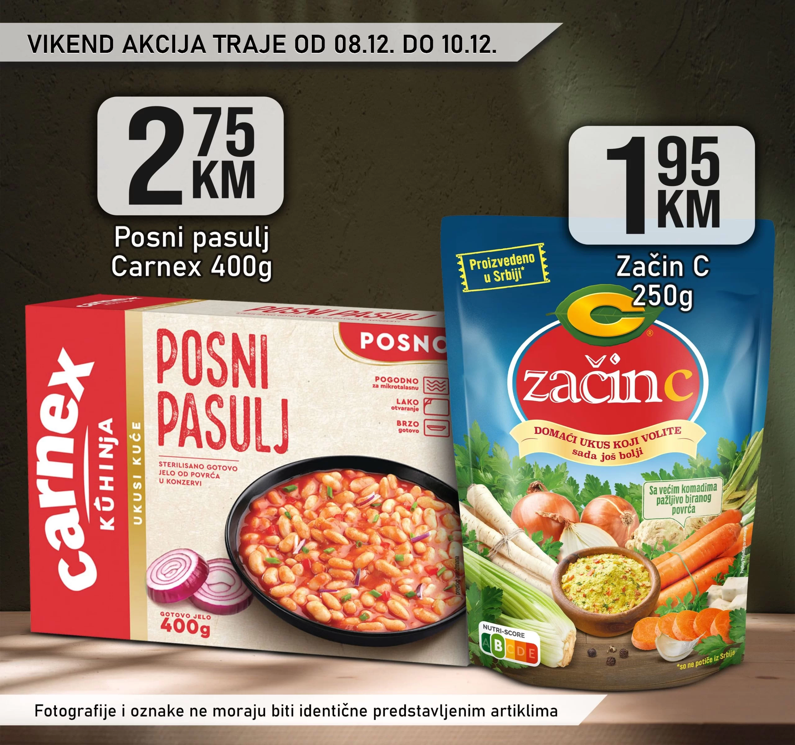 Kort vikend akcija 8-10.12.2023.