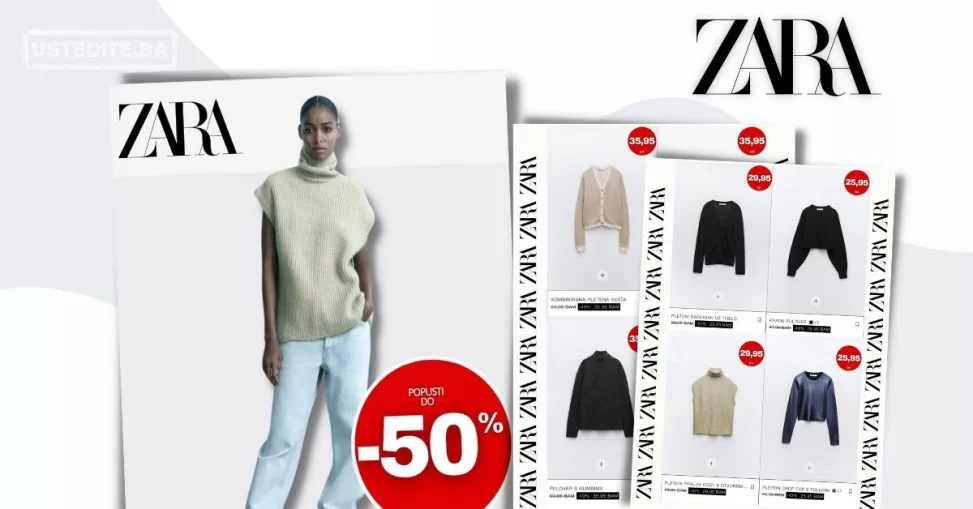 Zara SNIŽENJE do 50% - PLETIVO