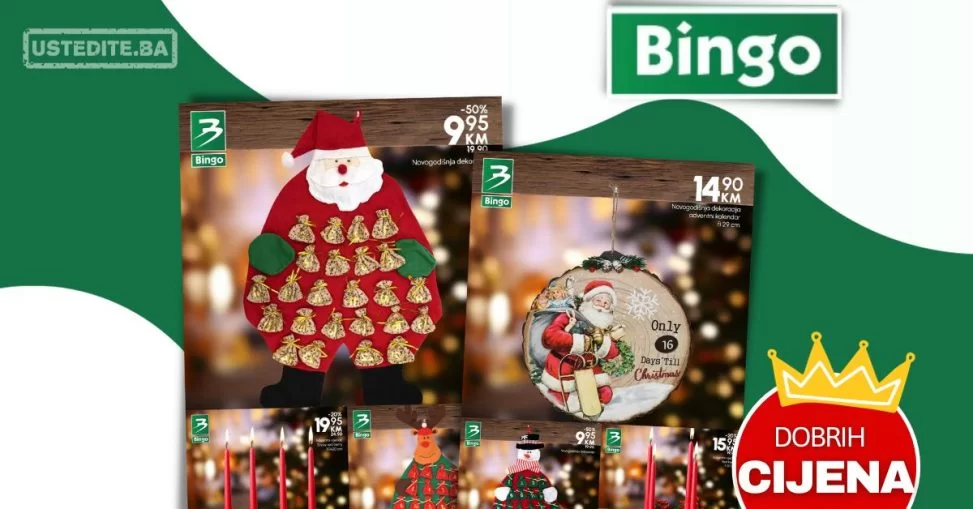 Bingo PRAZNIČNA ČAROLIJA - akcija do 7.1.2023.