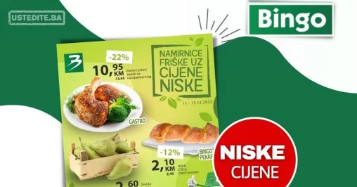Bingo akcija NAMIRNICE FRISKE CIJENE NISKE