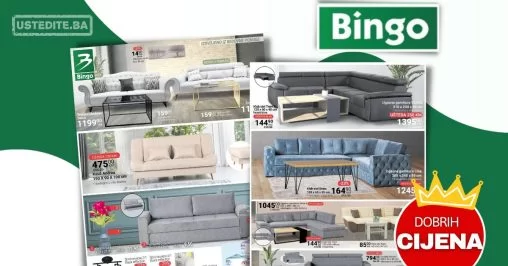 Bingo NAMJEŠTAJ - sniženje do 8.1.2024.
