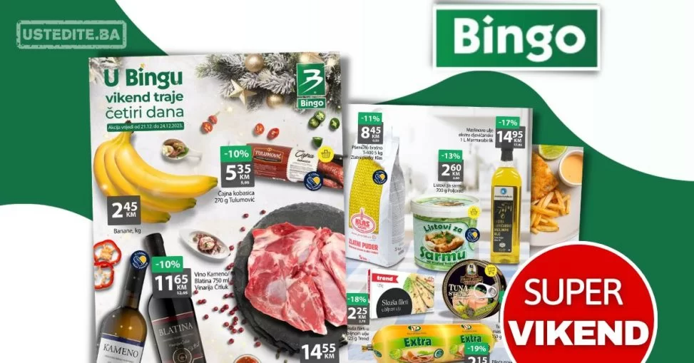 Bingo vikend akcija 21-24.12.2023.