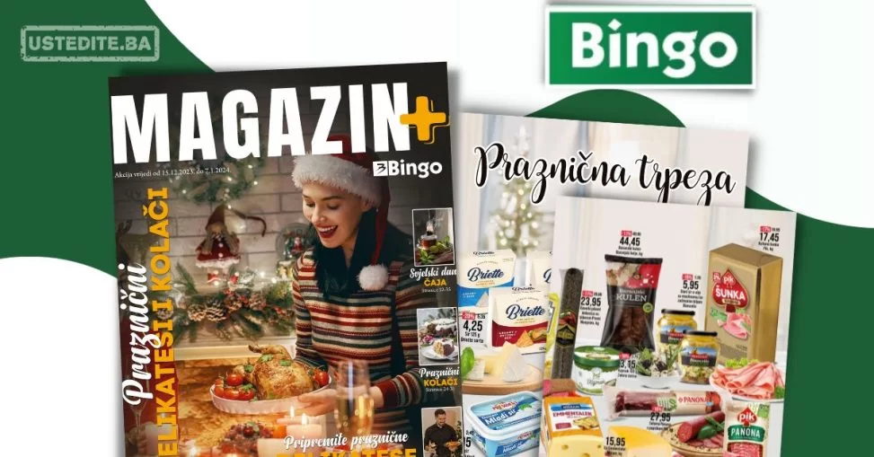 Bingo MAGAZIN PLUS - sniženje do 7.1.2024.