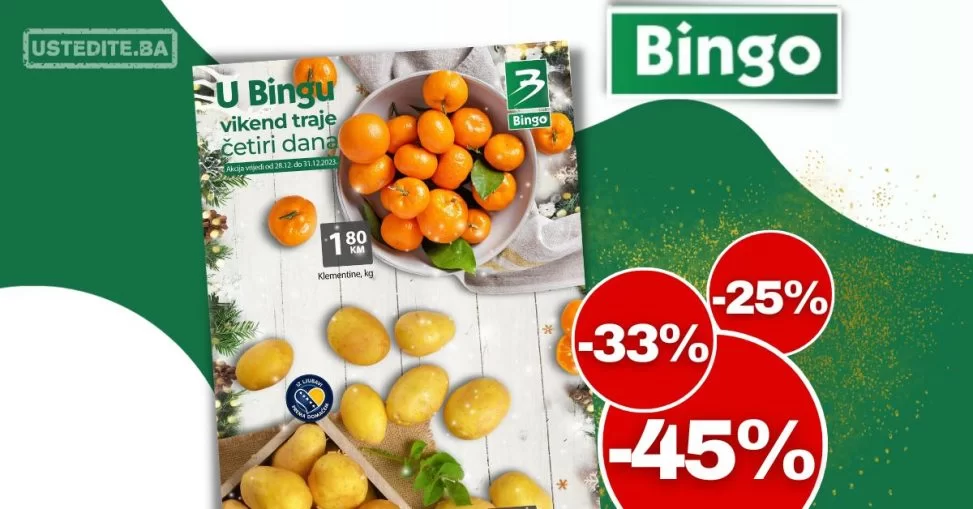 Bingo vikend akcija 28-31.12.2023.