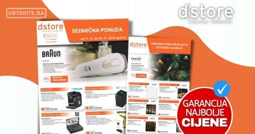 Dstore SEDMIČNA AKCIJA 11-16.12.2023.