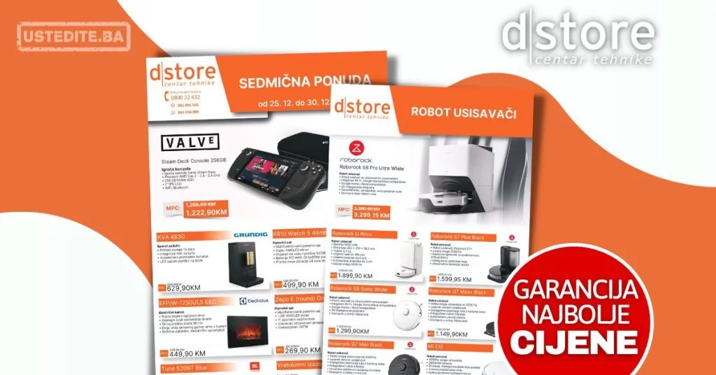 Dstore SEDMIČNA AKCIJA 25-30.12.2023.