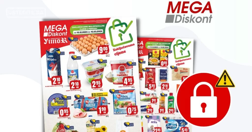 Mega Diskont ZAKLJUCAVAMO CIJENE - akcija do 15.3.2024.