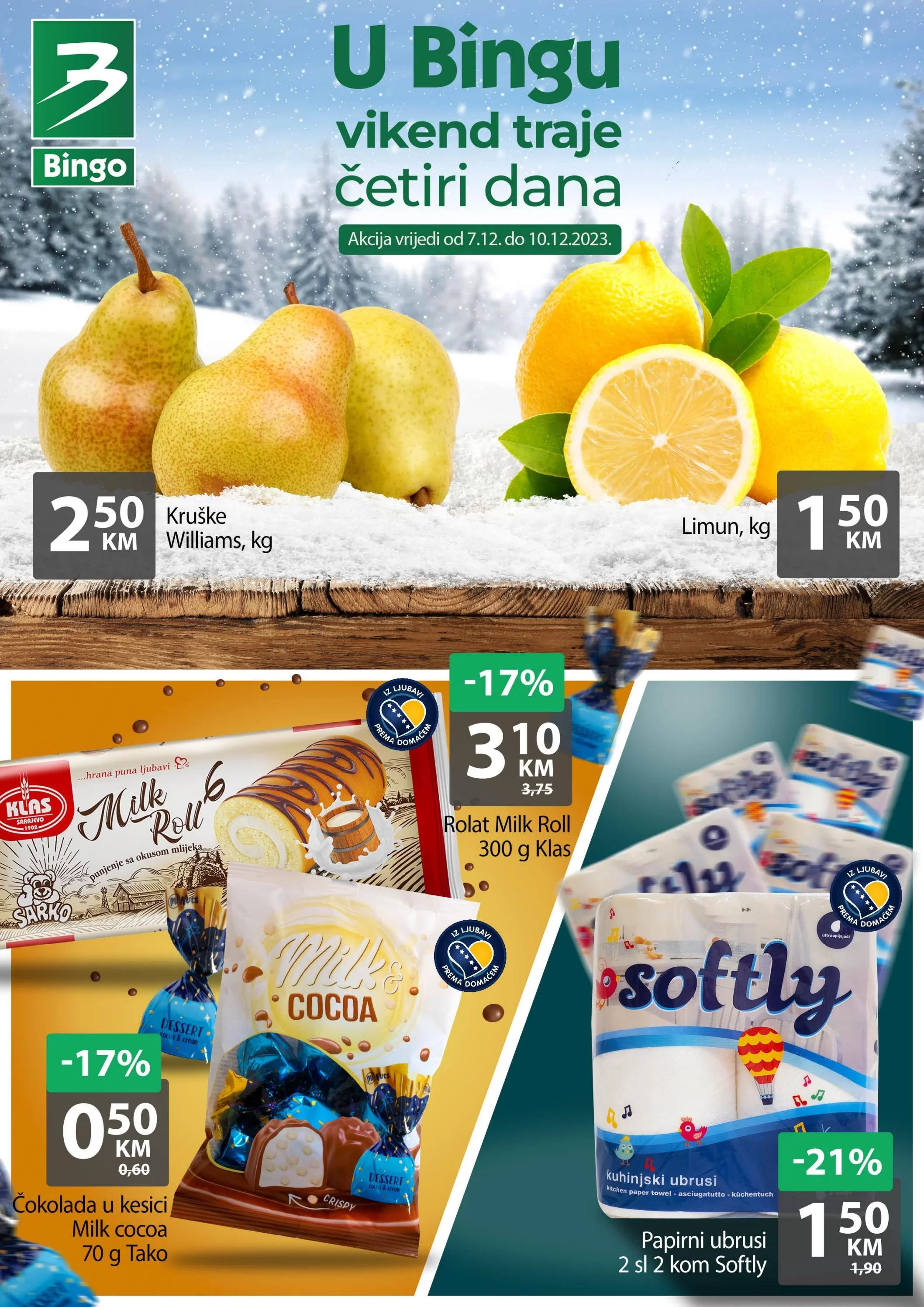 Bingo vikend akcija 7-10.12.2023.