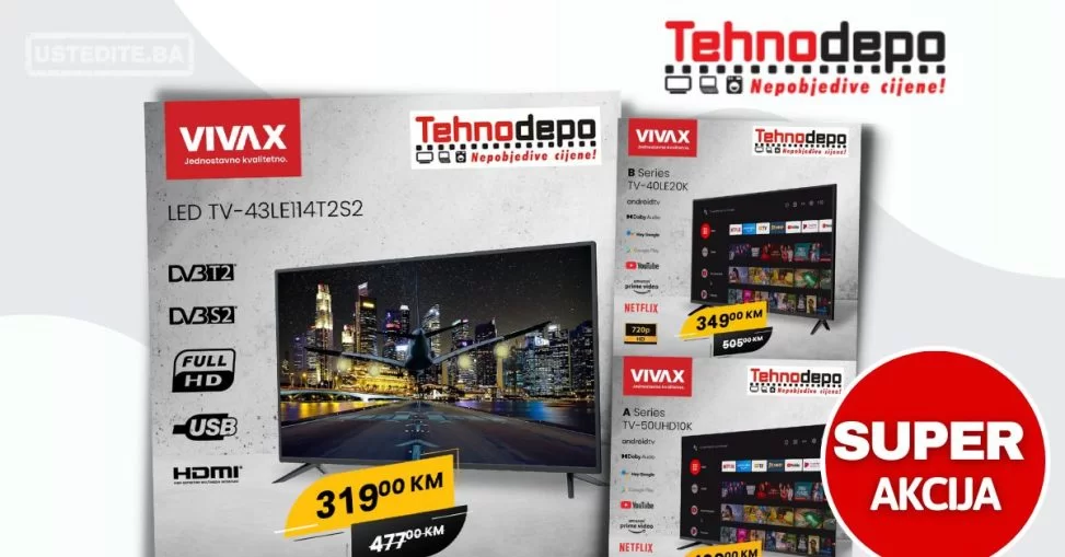 Tehnodepo akcija televizora