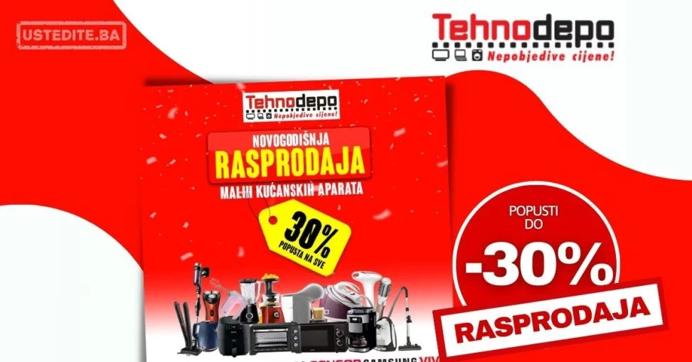 Tehnodepo RASPRODAJA - akcija do 31.12.2023.