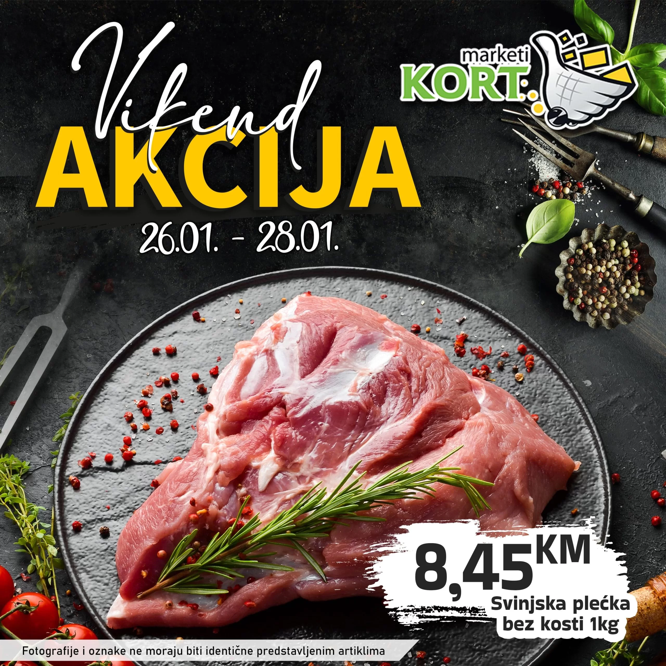 Kort vikend akcija 26-28.1.2024. 