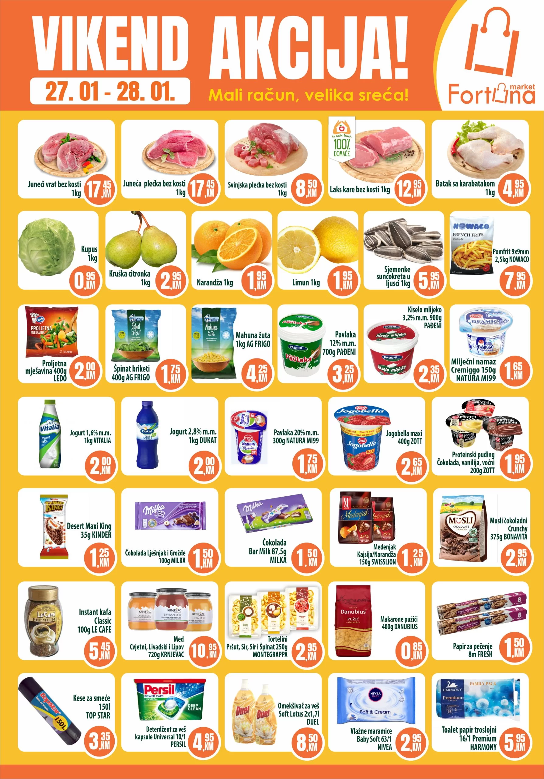 Fortuna vikend akcija 27-28.1.2024.