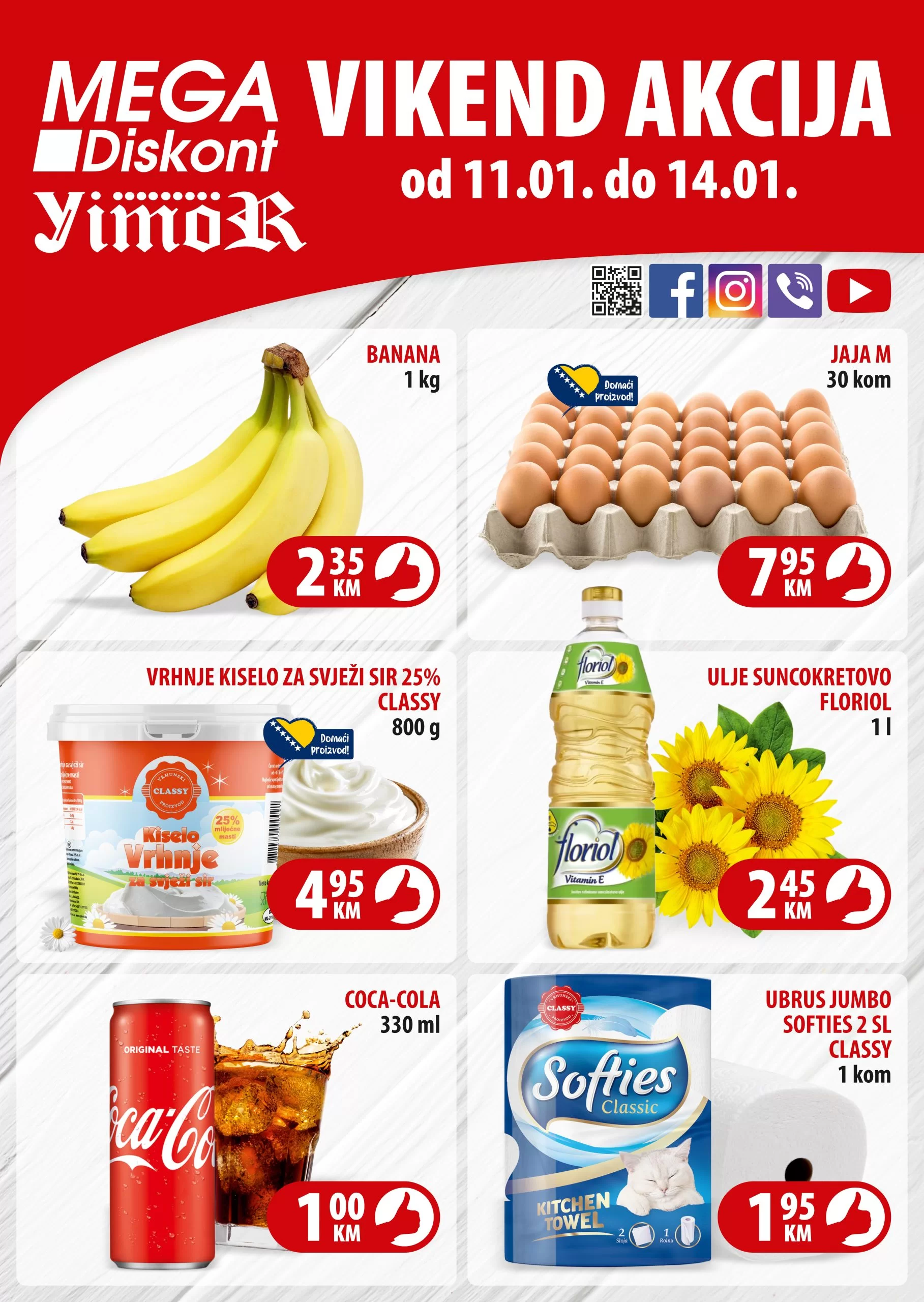 Mega Diskont VIKEND AKCIJA 11-14.1.2024.