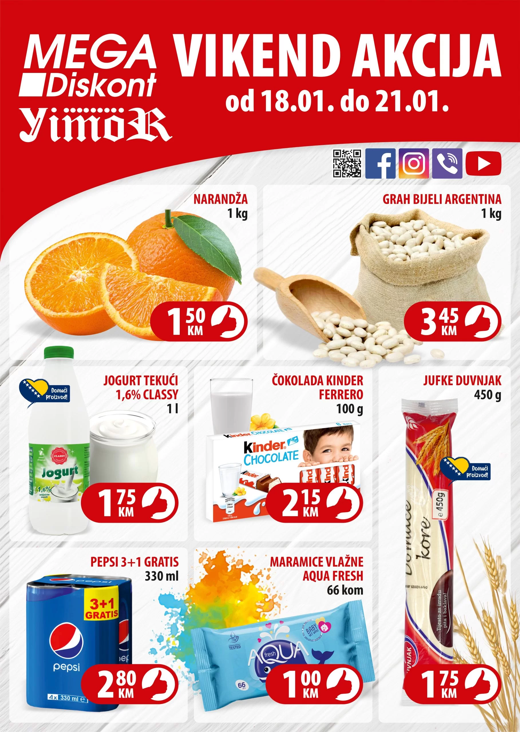 Mega Diskont vikend akcija 18-21.1.2024. 