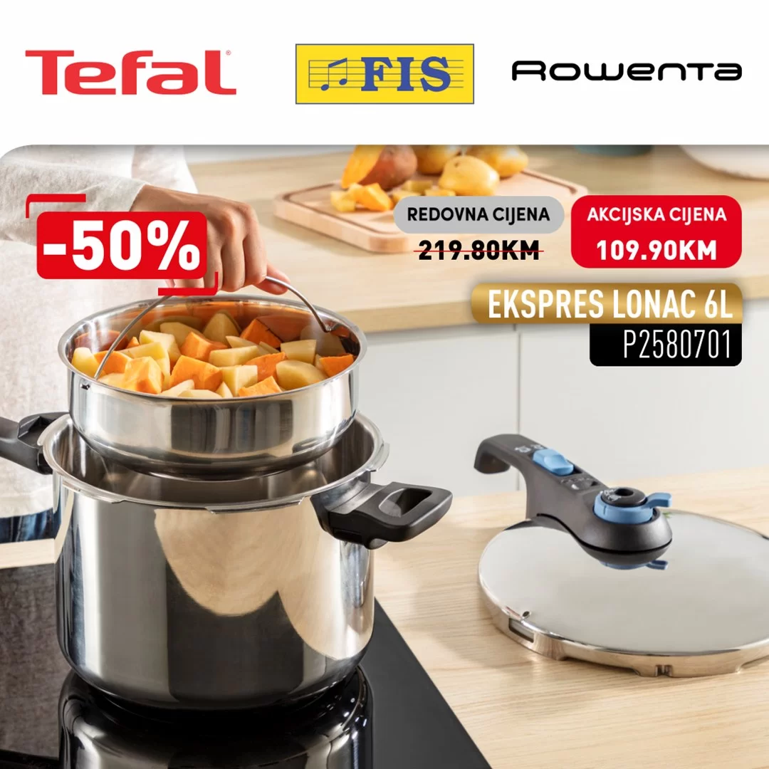 Fis Tefal & Rowenta SNIŽENJE do 50% - akcija do 31.1.2024.