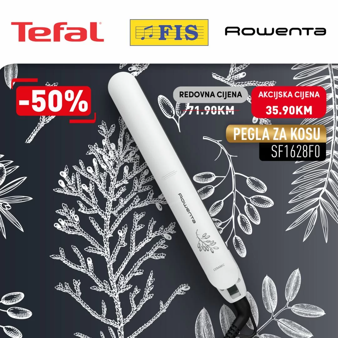 Fis Tefal & Rowenta SNIŽENJE do 50% - akcija do 31.1.2024.