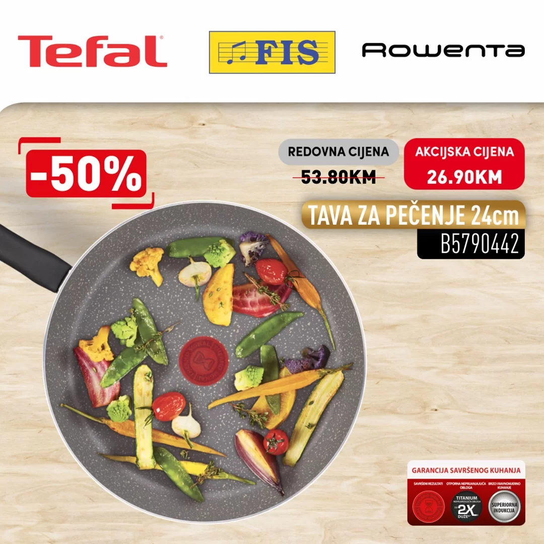 Fis Tefal & Rowenta SNIŽENJE do 50% - akcija do 31.1.2024.