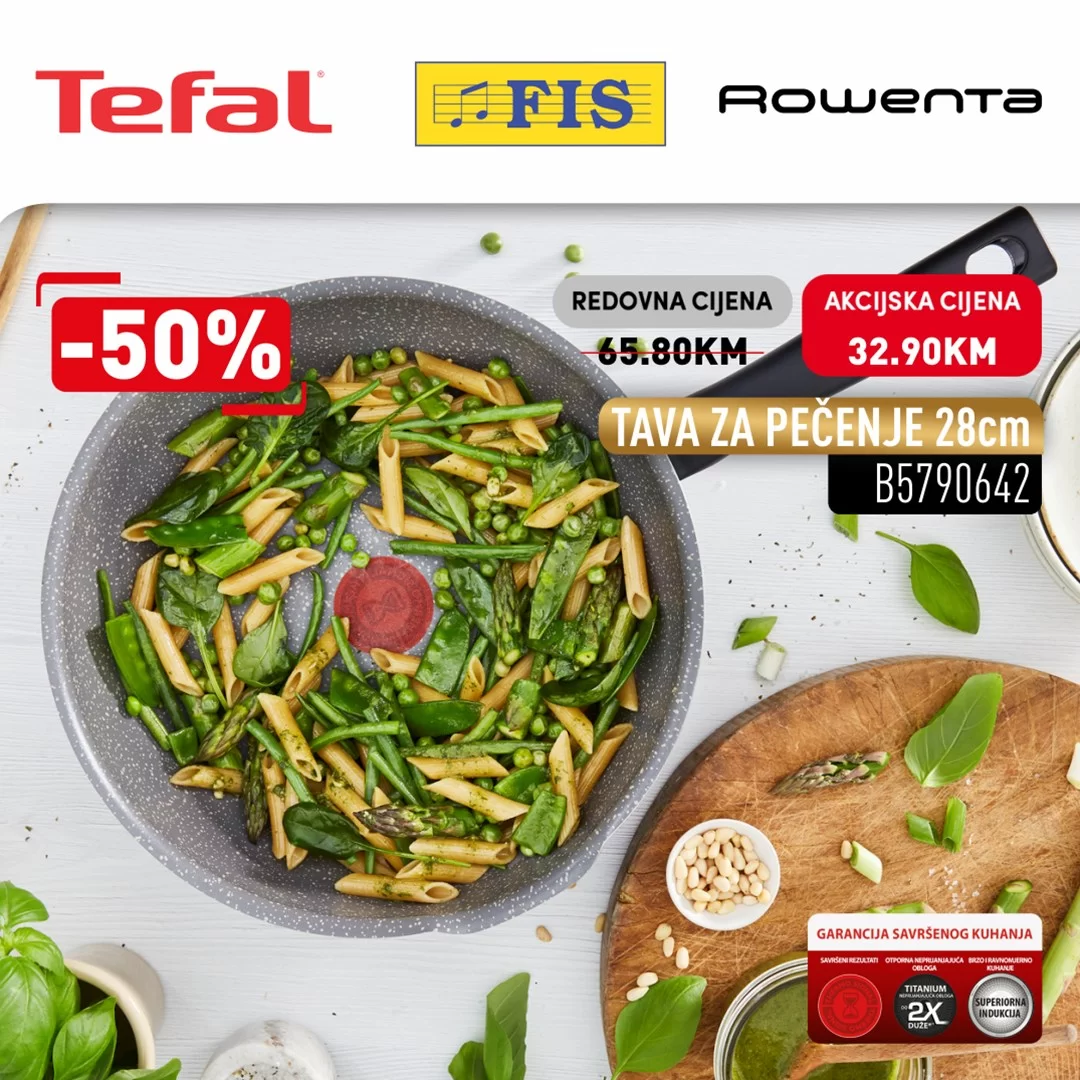 Fis Tefal & Rowenta SNIŽENJE do 50% - akcija do 31.1.2024.