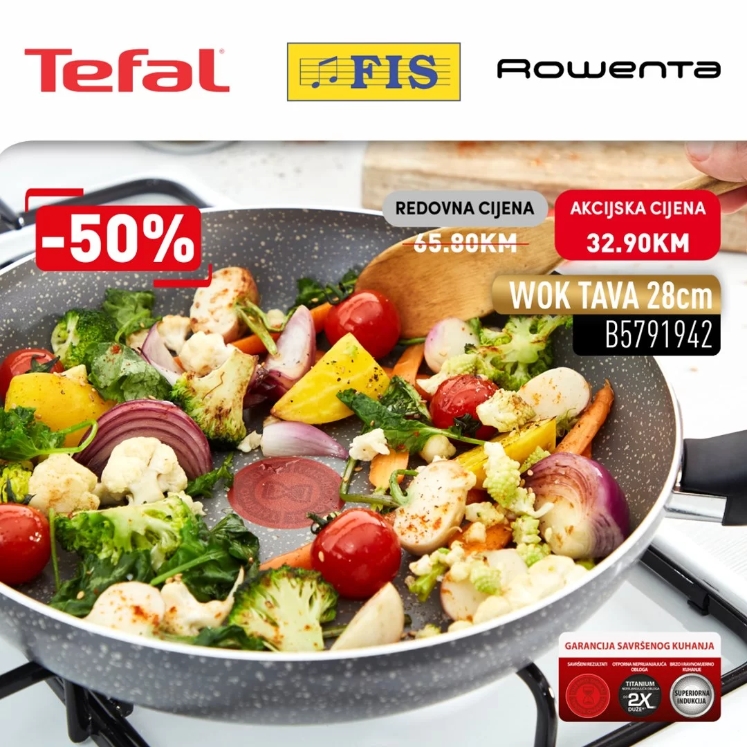 Fis Tefal & Rowenta SNIŽENJE do 50% - akcija do 31.1.2024.