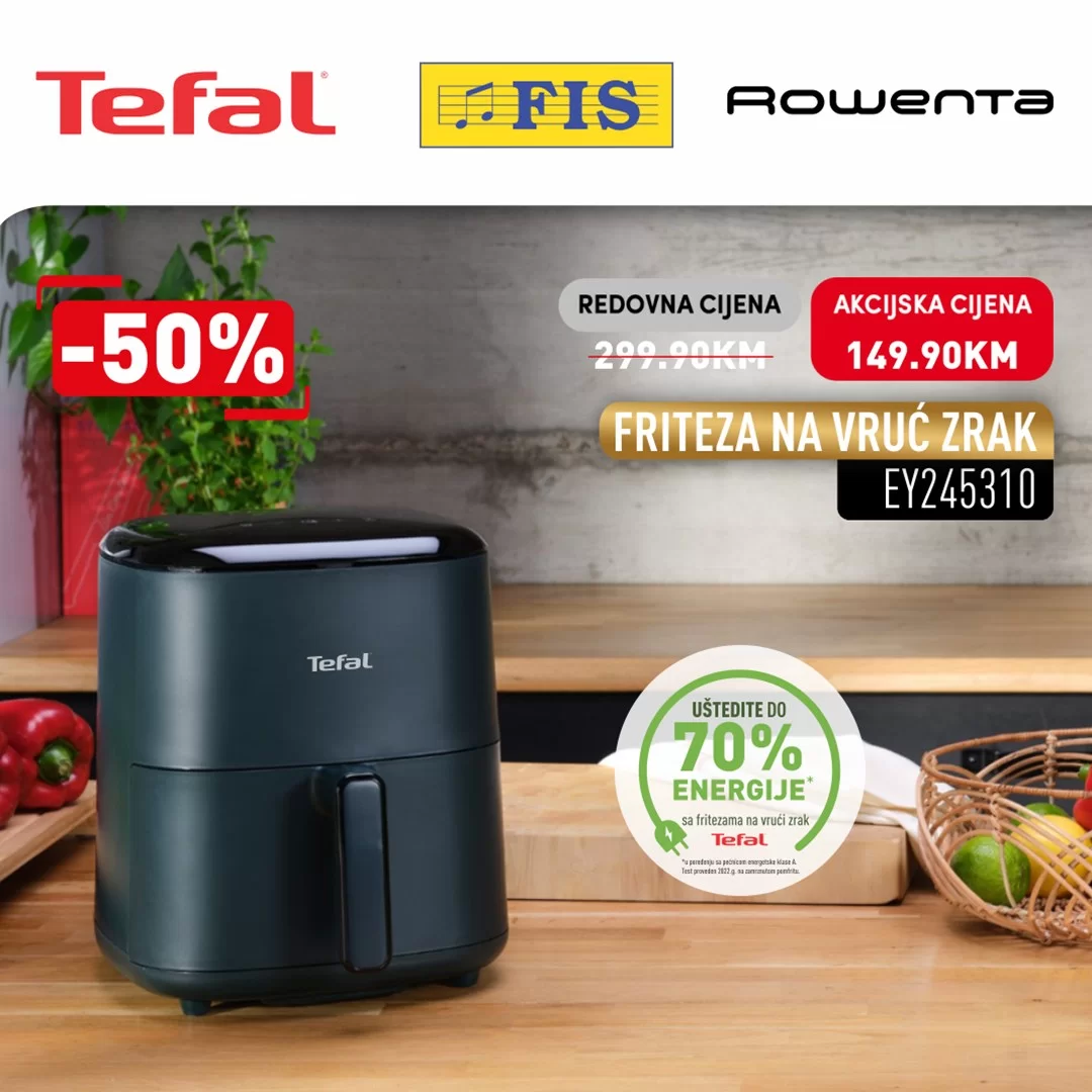 Fis Tefal & Rowenta SNIŽENJE do 50% - akcija do 31.1.2024.
