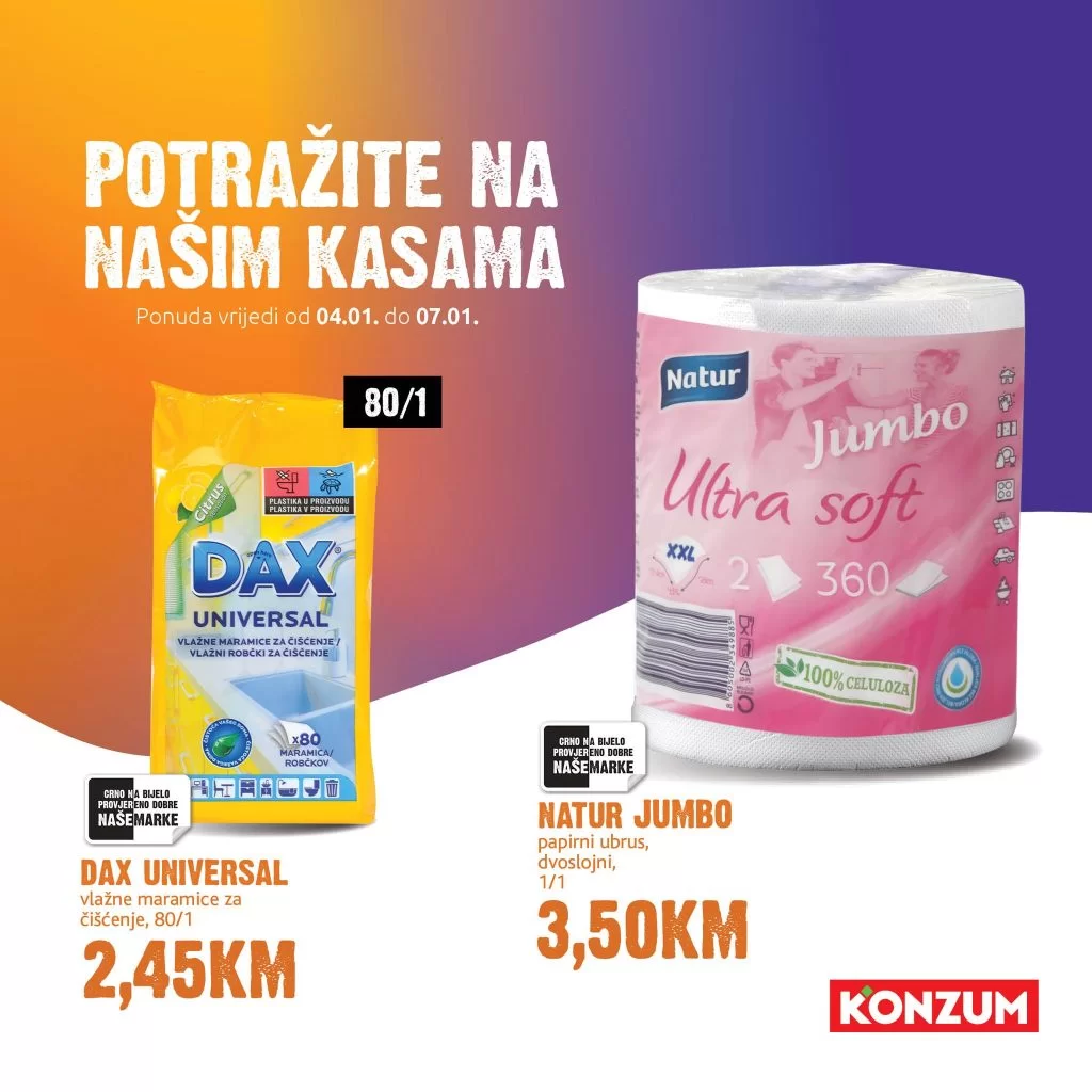 Konzum AKCIJA NA KASAMA