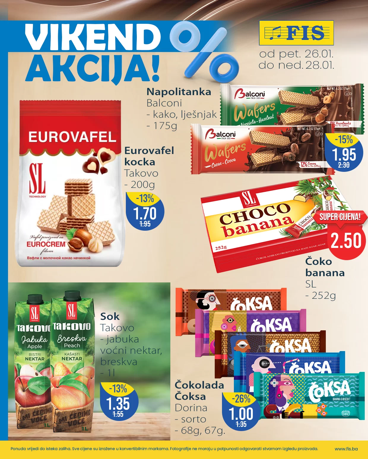 Fis vikend akcija 26-28.1.2024.