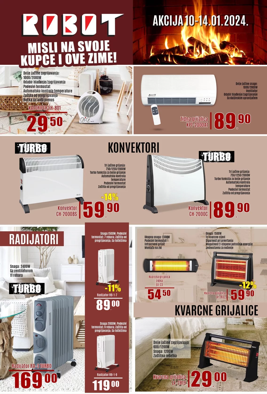 Robot katalog GRIJANA TIJELA