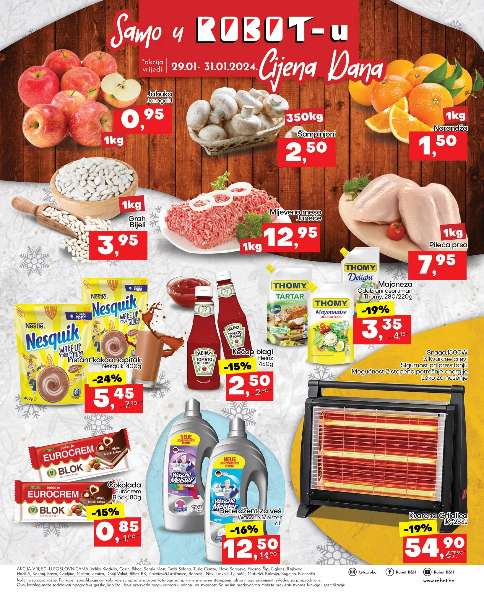 Robot AKCIJA za početak sedmice 29-31.1.2024.