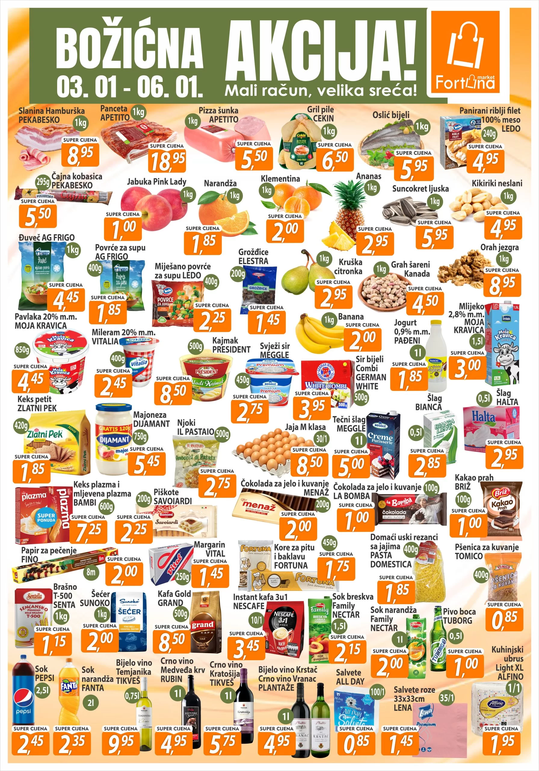 Fortuna BOŽIĆNA AKCIJA