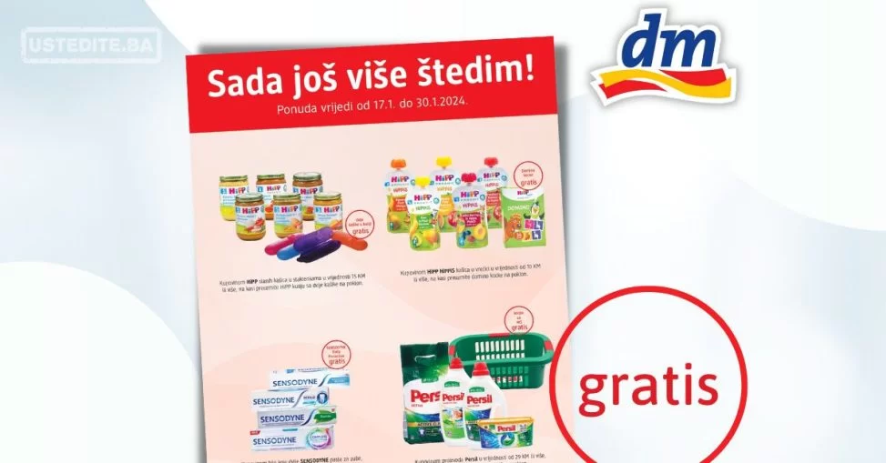 dm GRATIS > Sada još više štedim