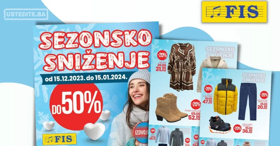Fis SEZONSKO SNIŽENJE do 15.1.2024.