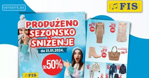Fis SEZONSKO SNIŽENJE - PREODUŽENO DO 31.1.2024.