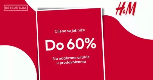 H&M SNIŽENJE do 60% - akcija do 23.1.2024.