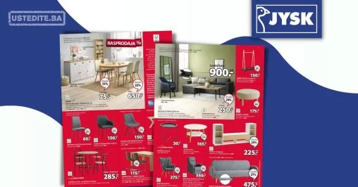 Jysk RASPRODAJA - akcija do 31.1.2024.