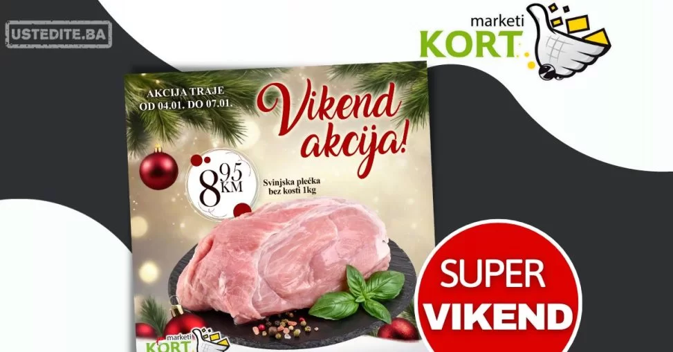 Kort vikend akcija 4-7.1.2024.