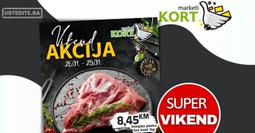 Kort vikend akcija 26-28.1.2024.