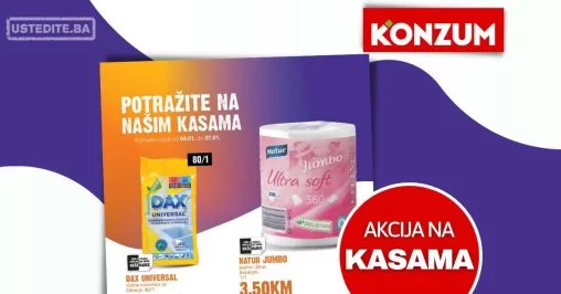 Konzum AKCIJA NA KASAMA