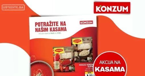 Konzum AKCIJA NA KASAMA