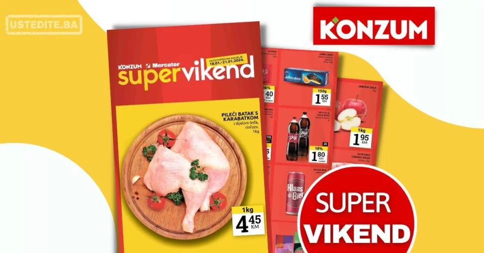 Konzum vikend akcija 18-21.1.2024.