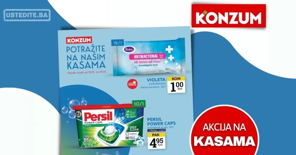Konzum AKCIJA NA KASAMA