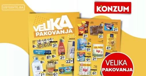 Konzum VELIKA PAKOVANJA 29.1-11.2.2024.