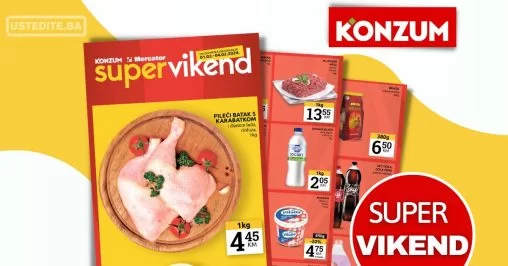 Konzum vikend akcija 1-4.2.2023.