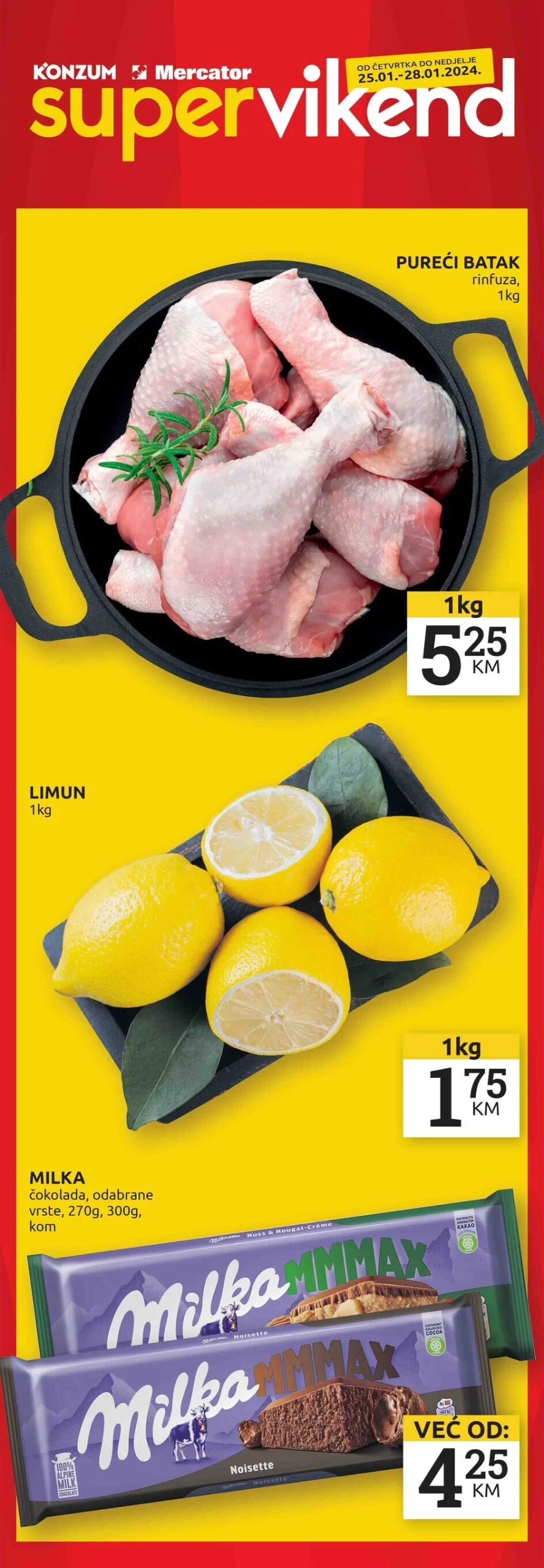 Konzum vikend akcija 25-28.1.2024.