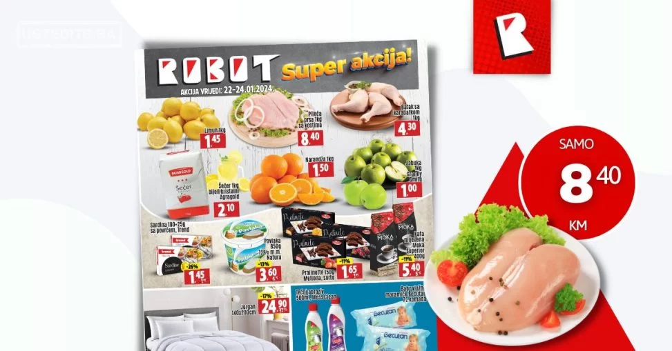 Robot AKCIJA za početak sedmice 22-24.1.2024.