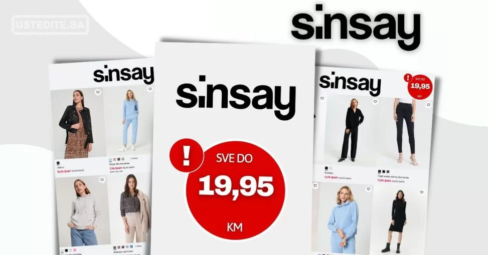 Sinsay SVE DO 19,95 KM