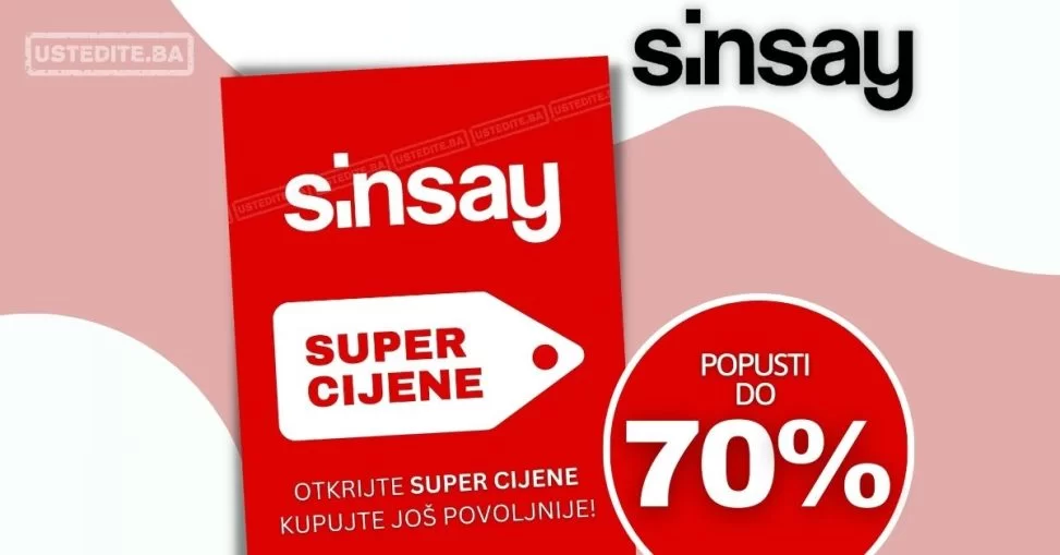 Sinsay SNIŽENJE DO 70%