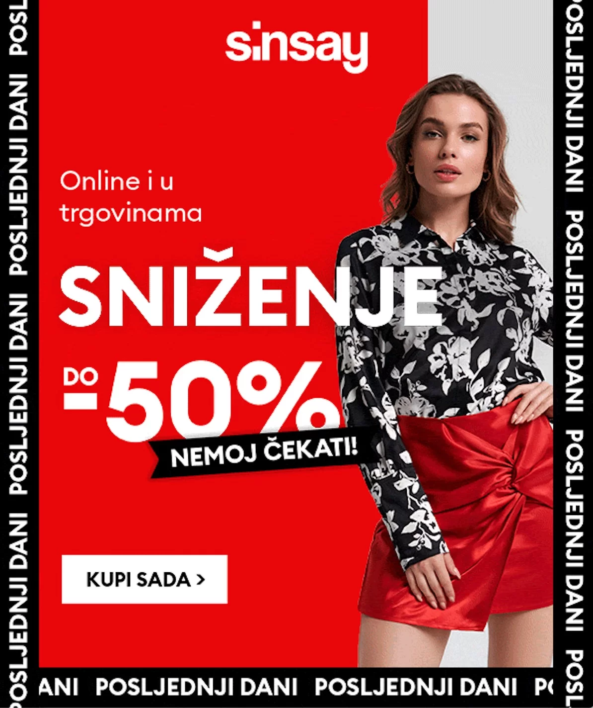 Sinsay POSLJEDNJI DANI SNIŽENJA do 50%