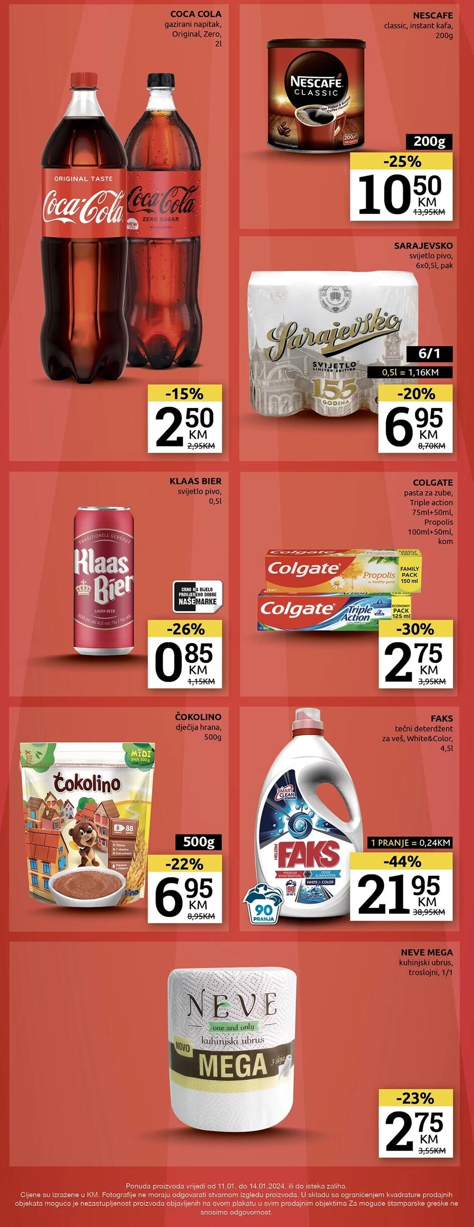 Konzum vikend akcija 10-14.1.2024.